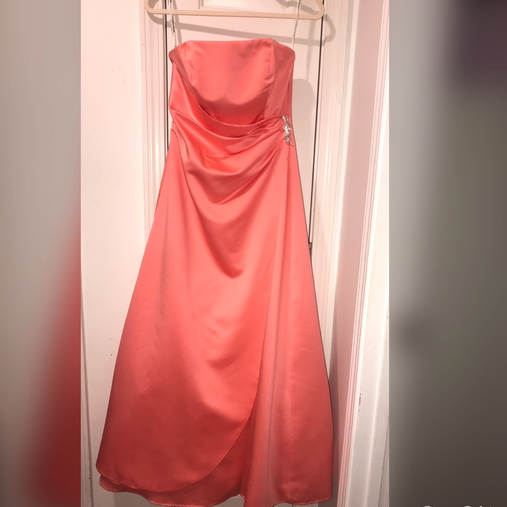 David’s bridal bridesmaid dress